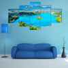 Bled Lake Panorama, in the Slovenia, Europe multi panel canvas wall art