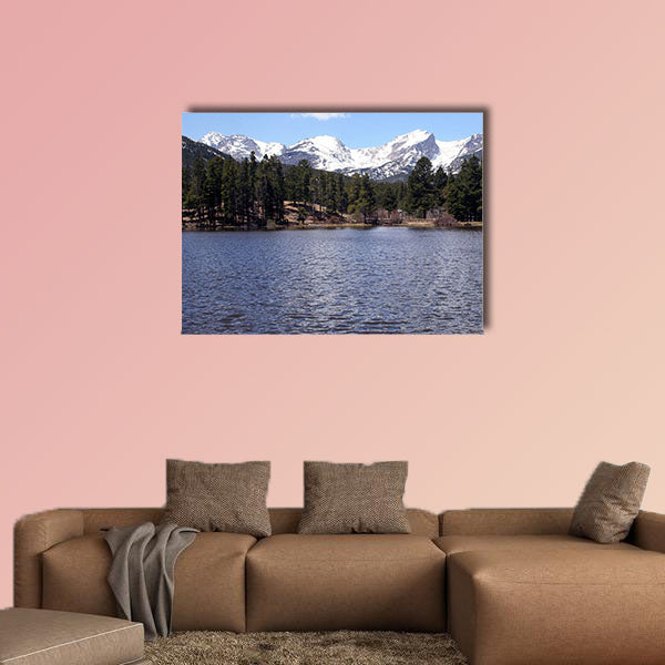 Peaceful Colorado Mountains multi panel canvas wall art