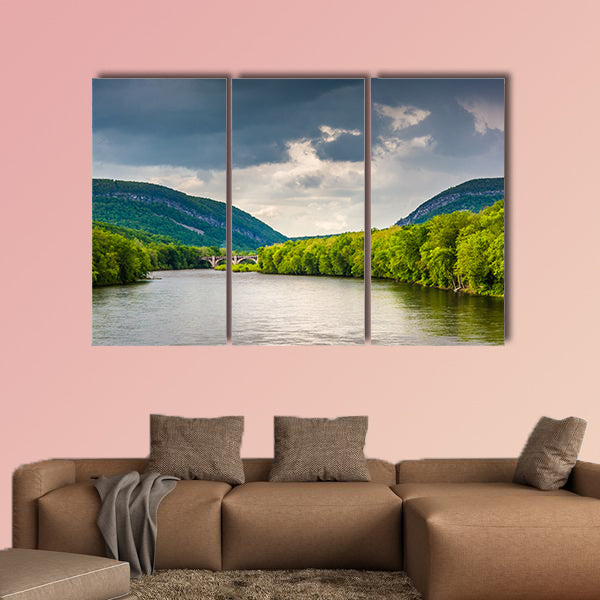 The Delaware Water Gap and the Delaware River in Portland, wall art