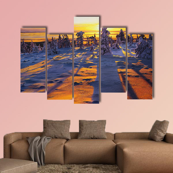 Landscape multi panel canvas wall art
