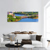 Old Town architecture in Helsinki, Finland Panoramic Canvas Wall Art