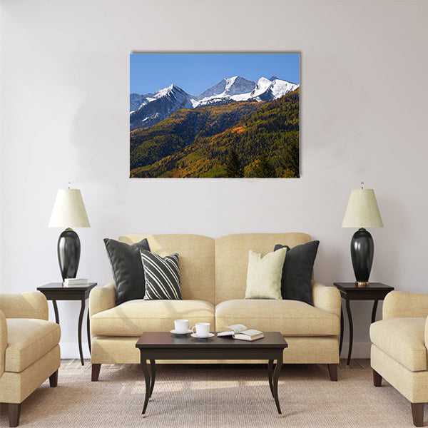Elk Mountains Colorado in Fall Multi panel canvas wall art