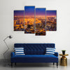 View of Cape Town at dawn, South Africa Multi panel canvas wall art