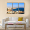 Panorama of Agadir, Morocco A view from the mountain Multi panel canvas wall art