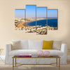 Panorama of Agadir, Morocco A view from the mountain Multi panel canvas wall art