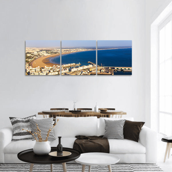 Agadir, Morocco A view from the mountain Panoramic Canvas Wall Art