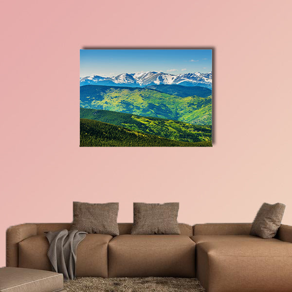 Scenic Mountains Panorama multi panel canvas wall art