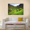 Terrace rice fields in Tegallalang, Ubud on Bali, Indonesia multi panel canvas wall art