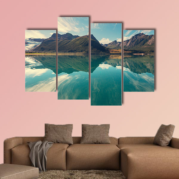 Svartisen Glacier in Norway multi panel canvas wall art
