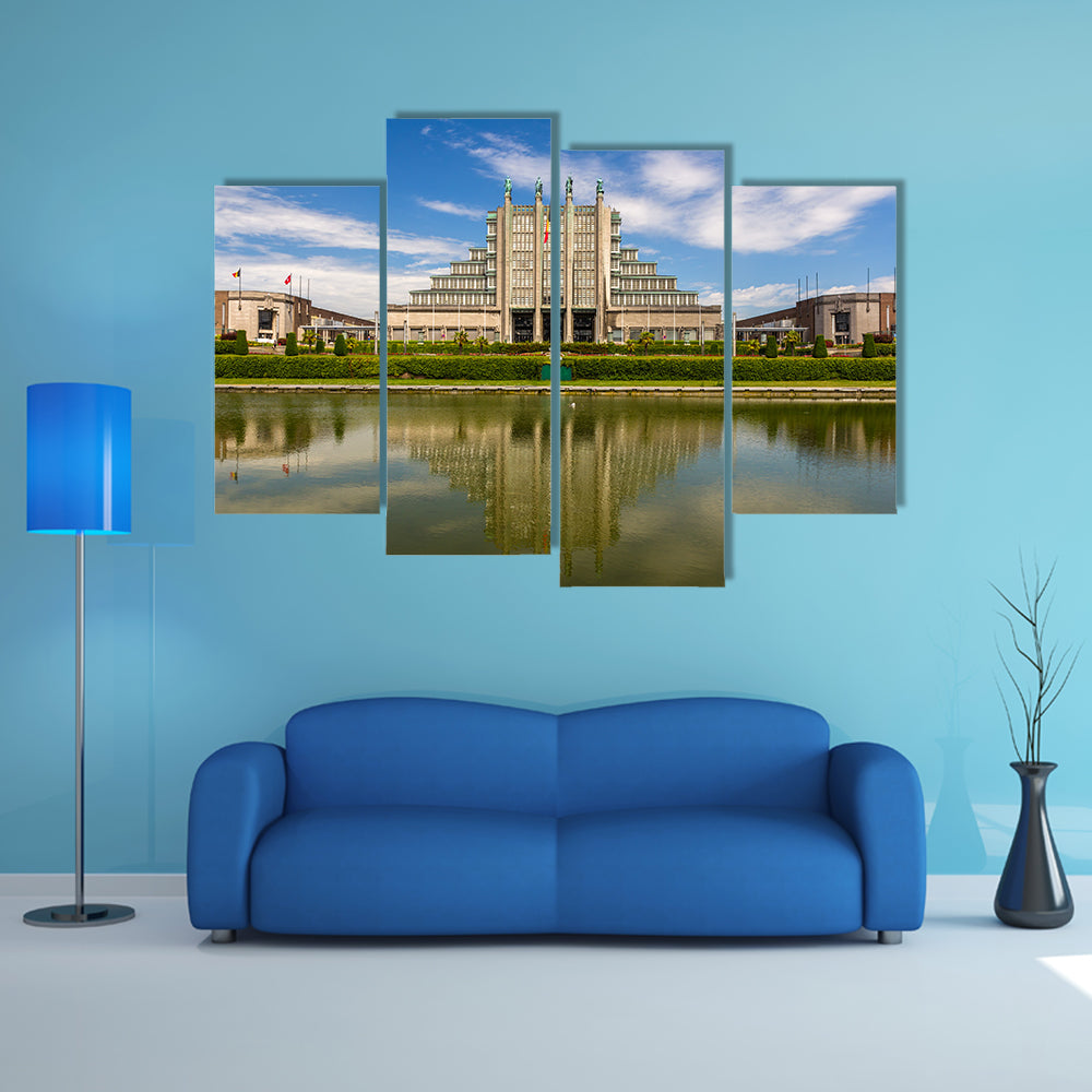 Exhibition halls in Brussels Expo, Belgium multi panel canvas wall art
