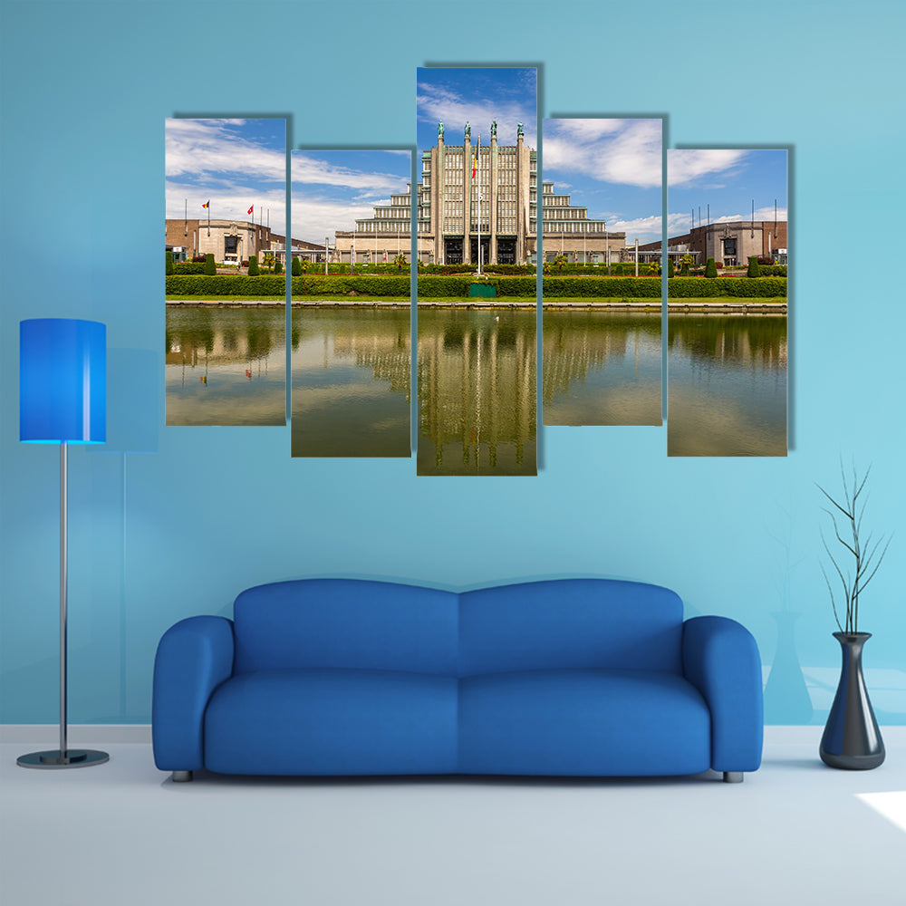 Exhibition halls in Brussels Expo, Belgium multi panel canvas wall art