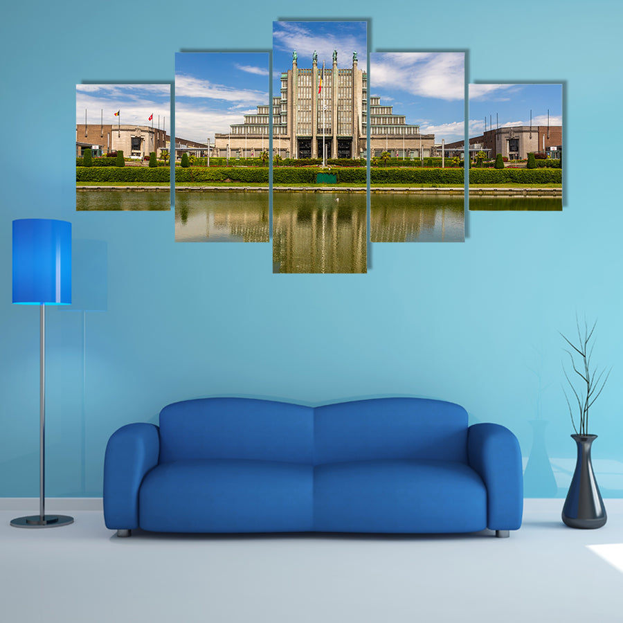 Exhibition halls in Brussels Expo, Belgium multi panel canvas wall art