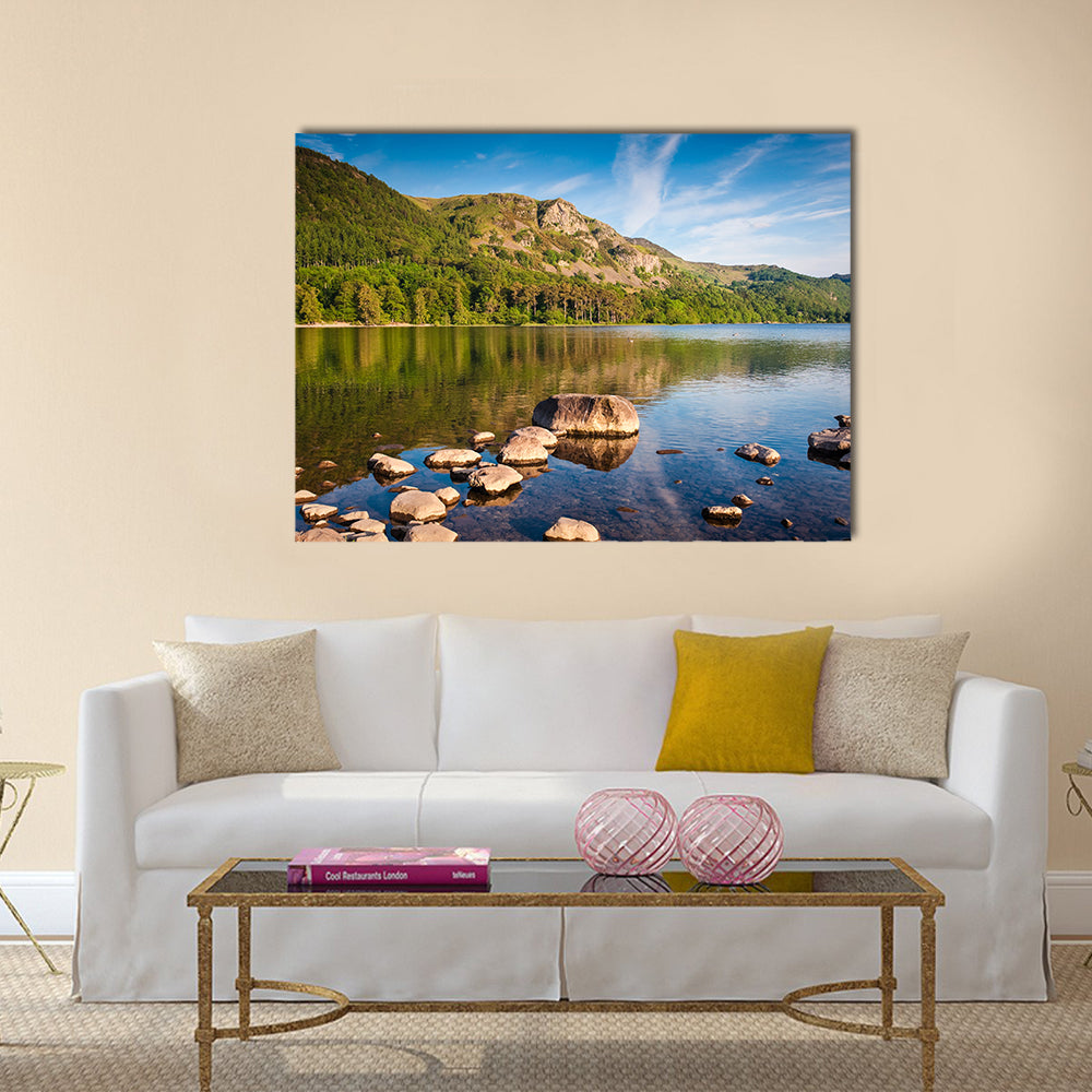 Montain scenic in the English Lake District, Cumbria multi panel canvas wall art