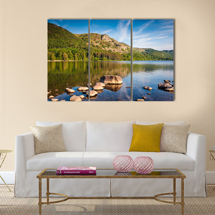 Montain scenic in the English Lake District, Cumbria multi panel canvas wall art
