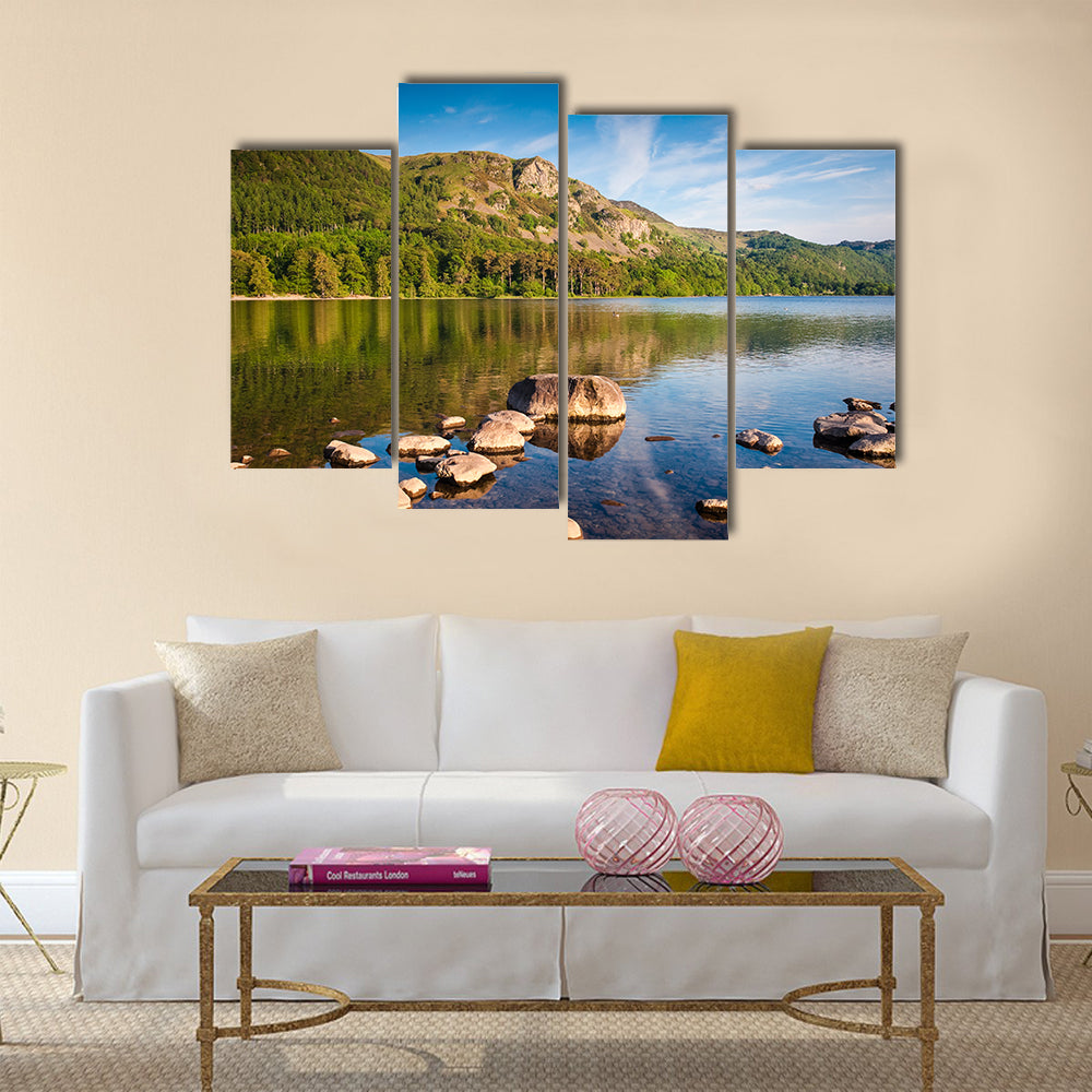 Montain scenic in the English Lake District, Cumbria multi panel canvas wall art