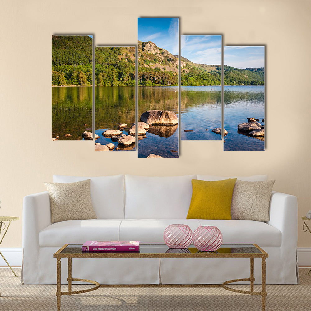 Montain scenic in the English Lake District, Cumbria multi panel canvas wall art