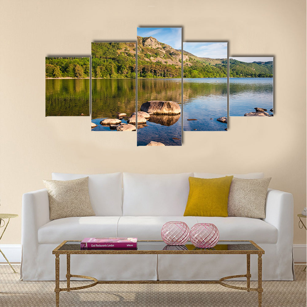 Montain scenic in the English Lake District, Cumbria multi panel canvas wall art