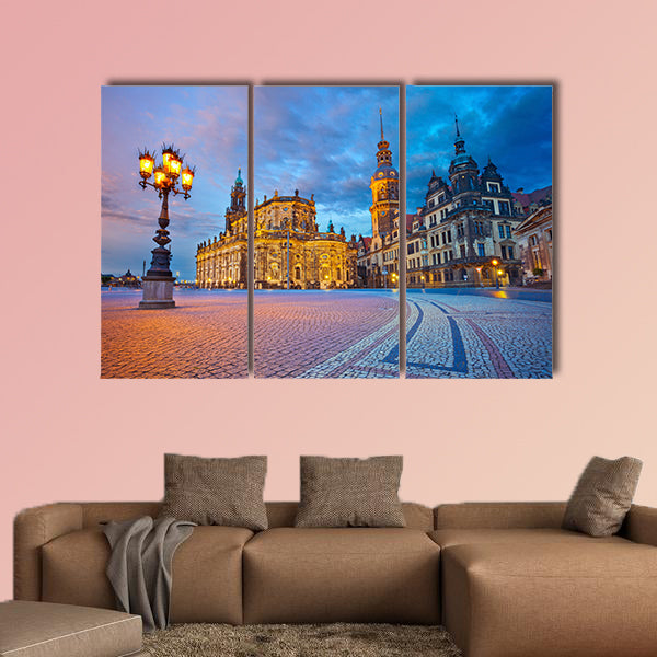 Dresden Image of Dresden, Germany during twilight blue hour wall art