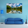 Skyline of downtown Atlanta, Georgia from Piedmont Park multi panel canvas wall art