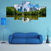 Skyline of downtown Atlanta, Georgia from Piedmont Park multi panel canvas wall art