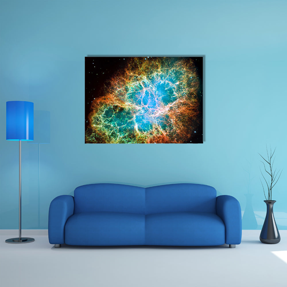 A Remnant Of Supernova In 1054 Multi Panel Canvas Wall Art