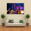 Octopus in Blue Planet National Aquarium Denmark in Copenhagen, Multi Panel Canvas Wall Art