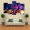 Octopus in Blue Planet National Aquarium Denmark in Copenhagen, Multi Panel Canvas Wall Art