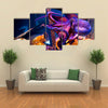 Octopus in Blue Planet National Aquarium Denmark in Copenhagen, Multi Panel Canvas Wall Art