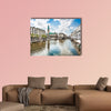 Hamburg city center with town hall and Alster River, Germany wall art