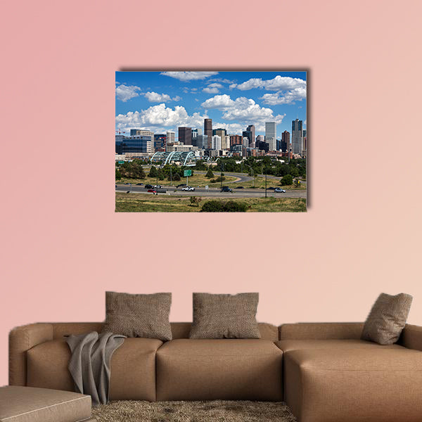 Denver Skyline, Colorado multi panel canvas wall art