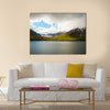 mountains covered by snow near Olafsfjordur multi panel canvas wall art