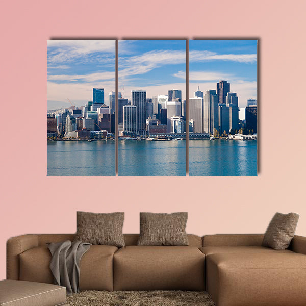 San Francisco City Downtown, California multi panel canvas wall art