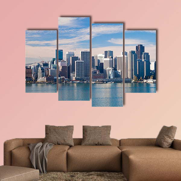 San Francisco City Downtown, California multi panel canvas wall art
