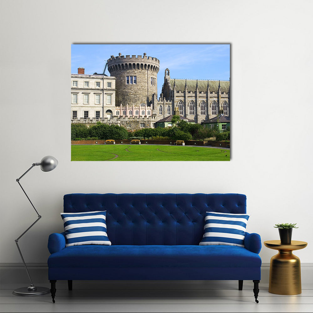 Dublin Castle in Dublin, Ireland Multi Panel Canvas Wall Art