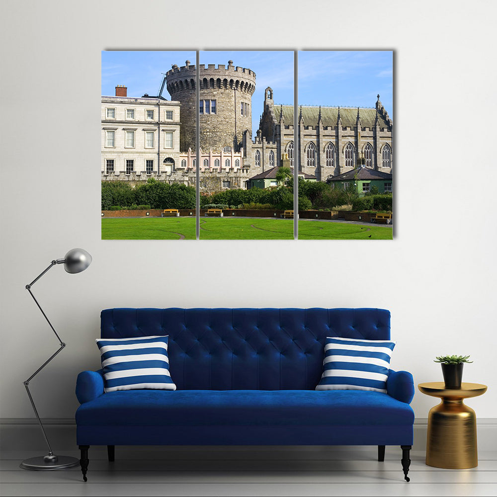 Dublin Castle in Dublin, Ireland Multi Panel Canvas Wall Art