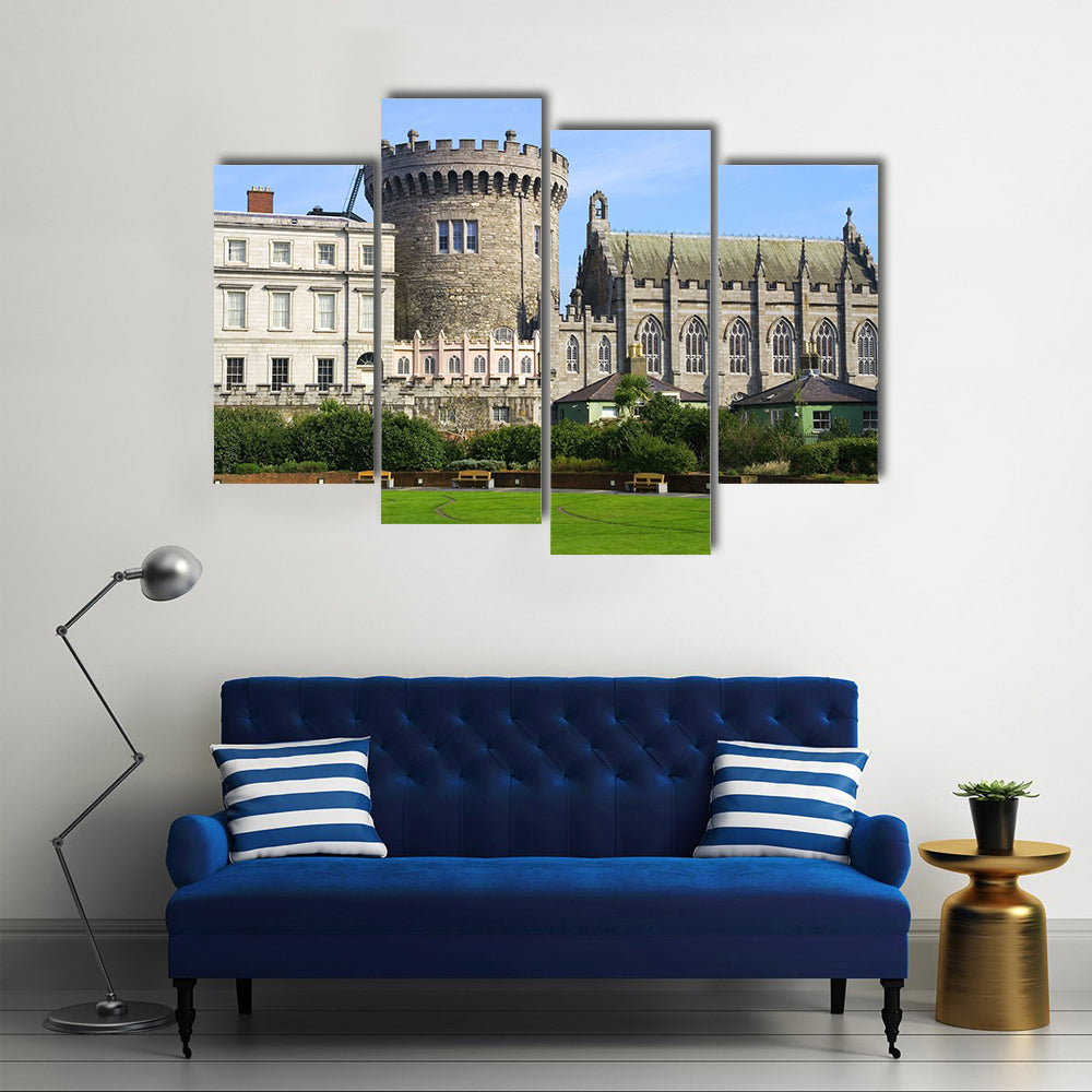 Dublin Castle in Dublin, Ireland Multi Panel Canvas Wall Art