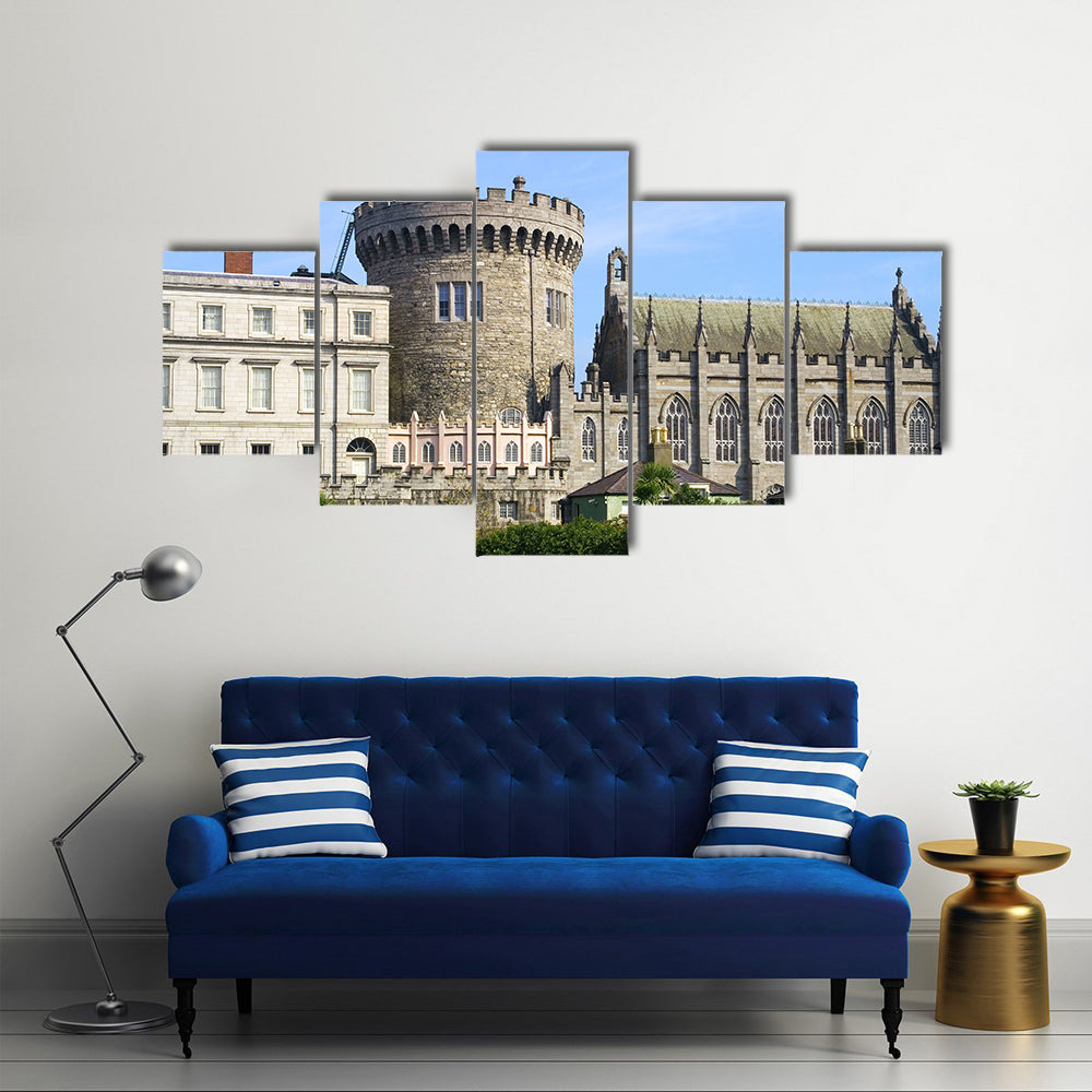 Dublin Castle in Dublin, Ireland Multi Panel Canvas Wall Art