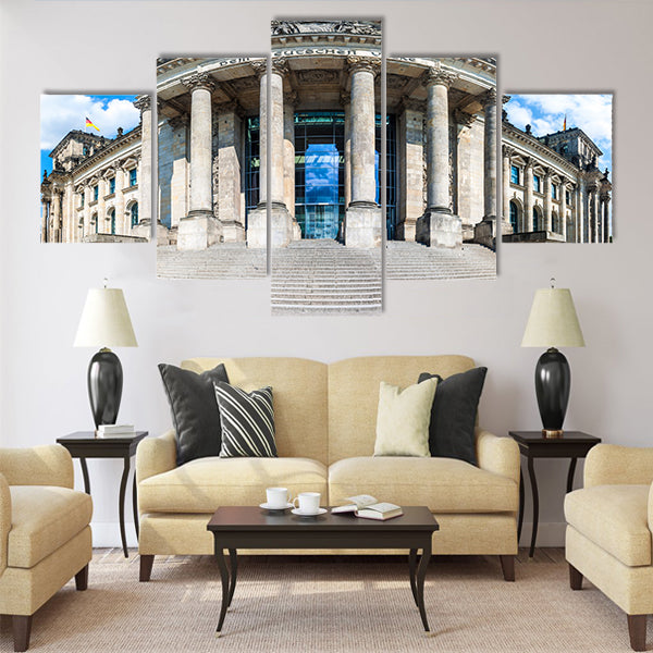 Reichstag building, Berlin Multi panel canvas wall art