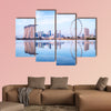 Singapore skyline, view from the Garden by the Bay multi panel canvas wall art