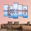 Singapore skyline, view from the Garden by the Bay multi panel canvas wall art