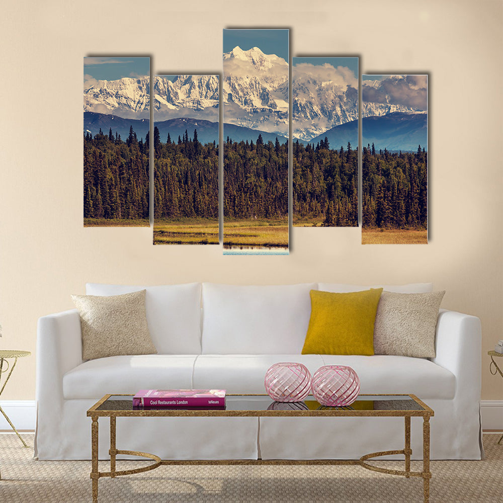 McKinley peak multi panel canvas wall art