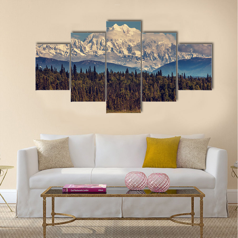 McKinley peak multi panel canvas wall art