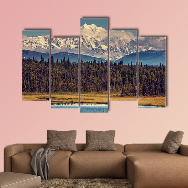 McKinley peak multi panel canvas wall art