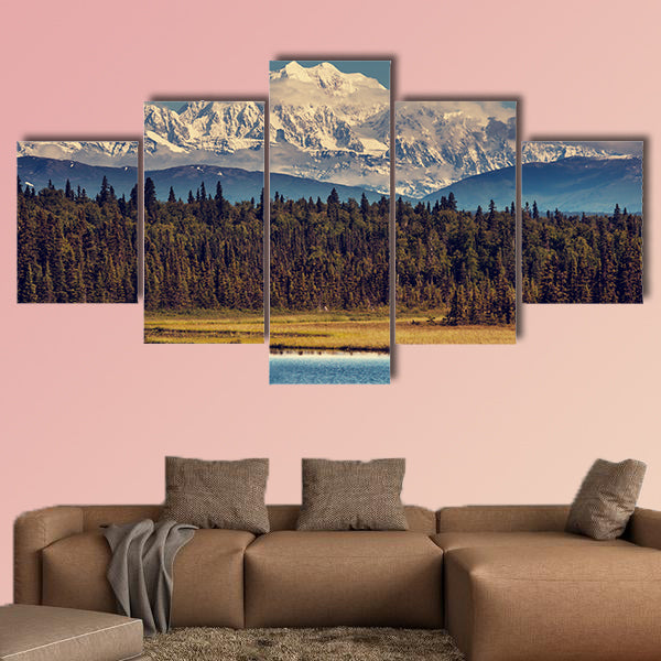 McKinley peak multi panel canvas wall art