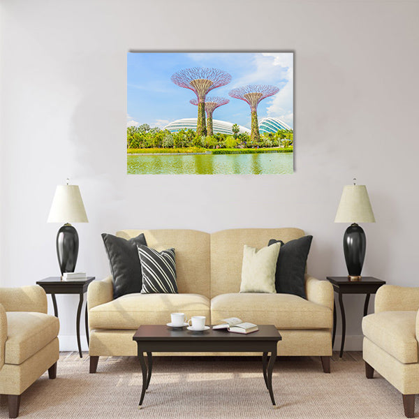 Garden by the bay at Singapore Multi panel canvas wall art