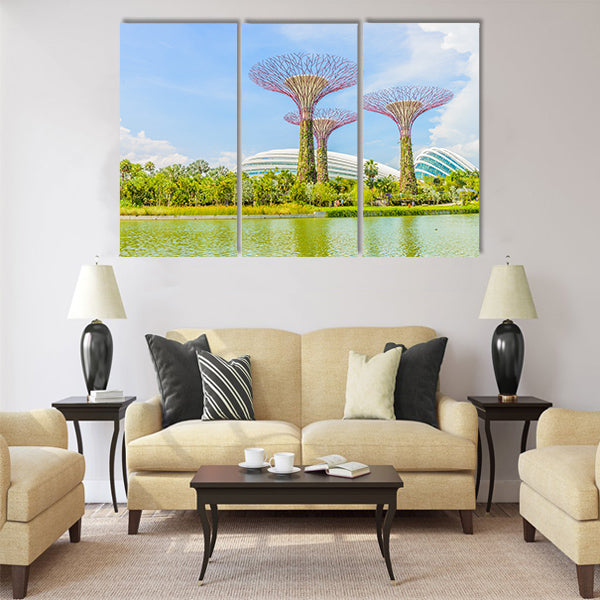 Garden by the bay at Singapore Multi panel canvas wall art
