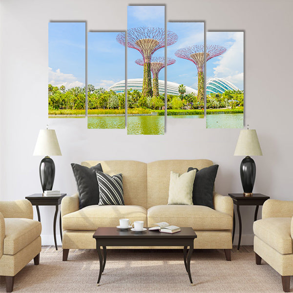 Garden by the bay at Singapore Multi panel canvas wall art