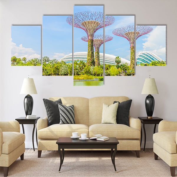 Garden by the bay at Singapore Multi panel canvas wall art