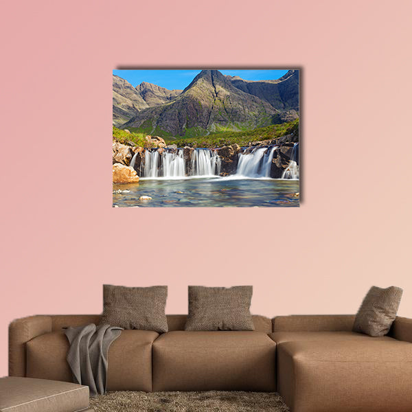 The beautiful Fairy Pools on the Isle of Skye, Scotland Multi panel canvas wall art