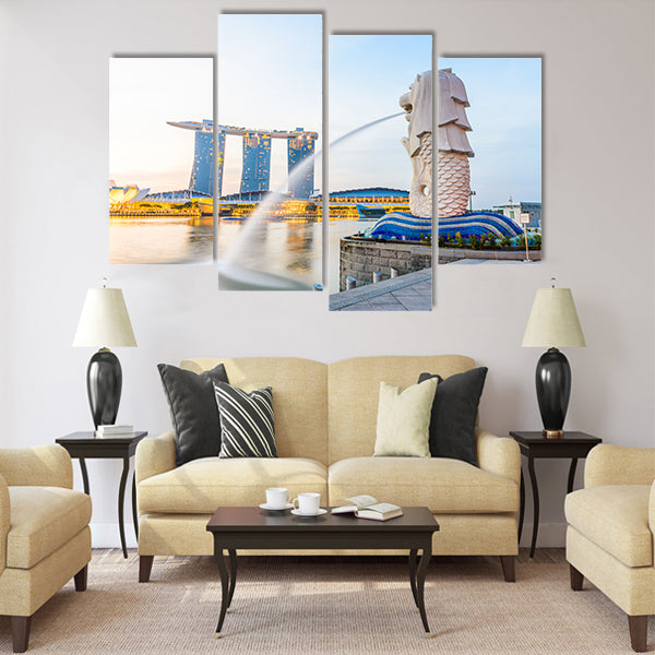 Amazing Singapore skyline Multi panel canvas wall art